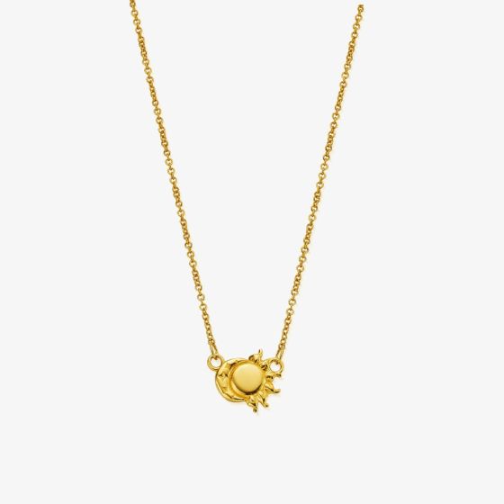 ChloBo Rhythm Of Renewal 18ct Gold Plated Necklace GN3593