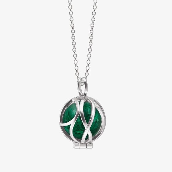 Angel Whisperer Malachite Paradise Pendant Necklace ERN-HEALPARA-ML-XS