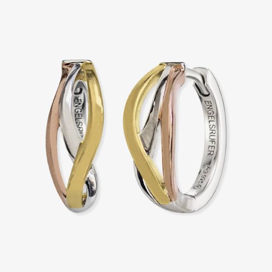 Angel Whisperer Three Colour Paradise Creole Earrings ERE-PARADISE-TRI-CR