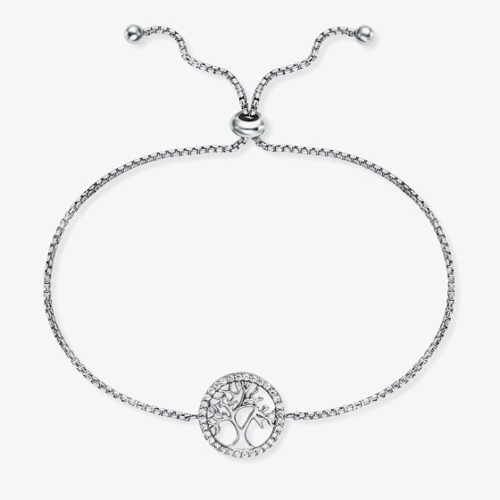 Angel Whisperer Silver Tree Of Life Bracelet ERB-LILTREE-ZI