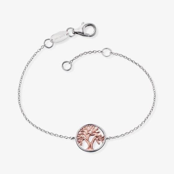 Angel Whisperer Two Tone Tree Of Life Bracelet ERB-LILTREE-BICOR