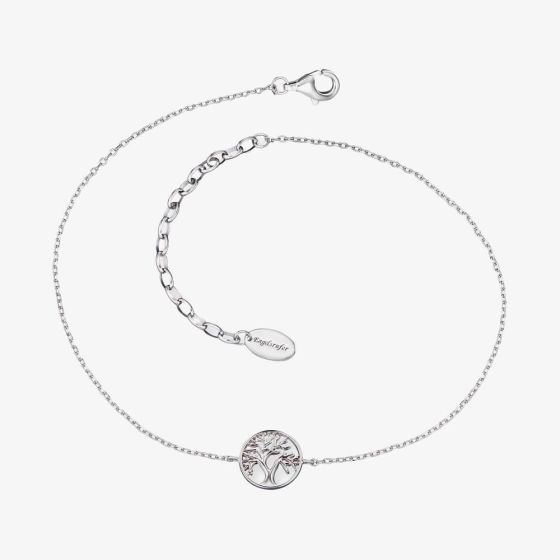 Angel Whisperer Silver Tree of Life Anklet ERF-LILTREE