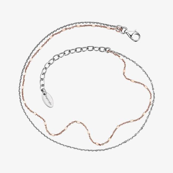 Angel Whisperer Twin Bicoloured Anklet ERF-LILTWIN-BICOR