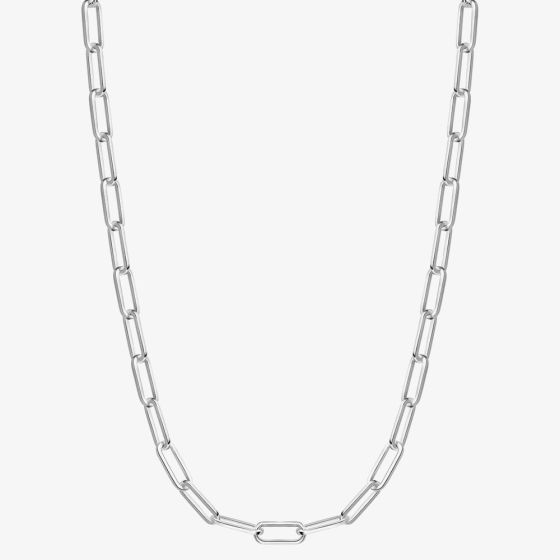 Ania Haie Vogue Maven Sterling Silver Paper Link Chain N062-05H