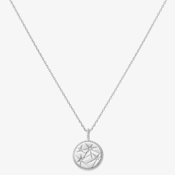 Ania Haie Miss Dainty Sterling Silver Starry Charm Pendant Necklace N065-08H
