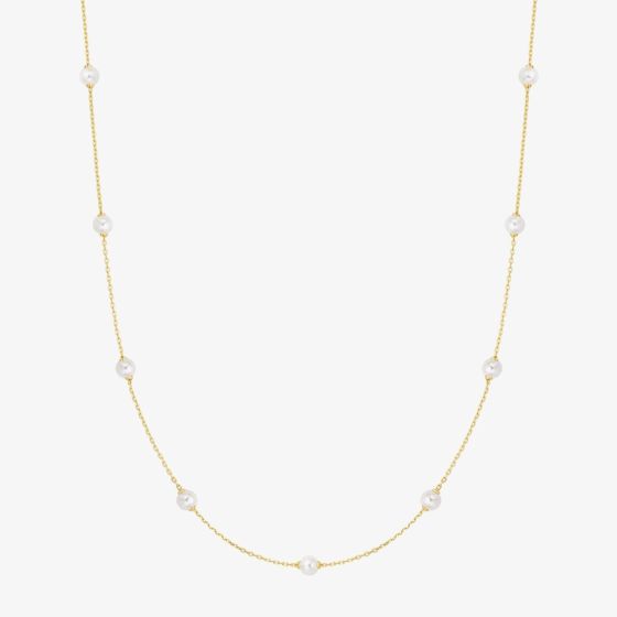 Ania Haie Miss Dainty 14ct Gold Plated Multi Shell Pearl Necklace N065-03G
