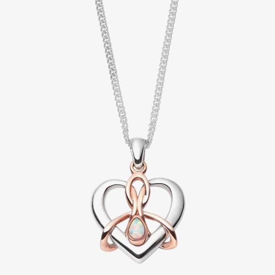 Clogau Dwynwen Opal Pendant Necklace 3SDWP