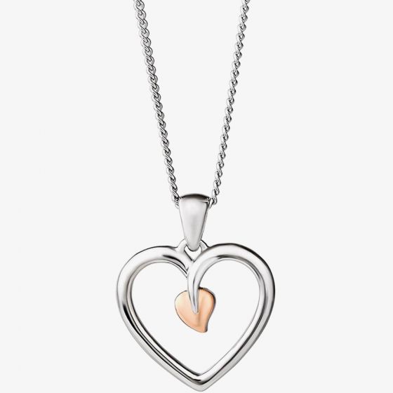 Clogau Tree Of Life Heart Pendant Necklace 3STLHP7