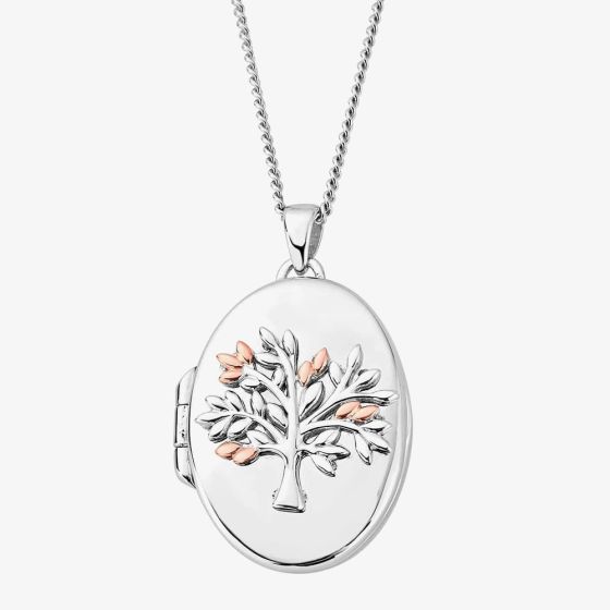 Clogau Tree of Life Oval Locket Necklace 3SNTLL