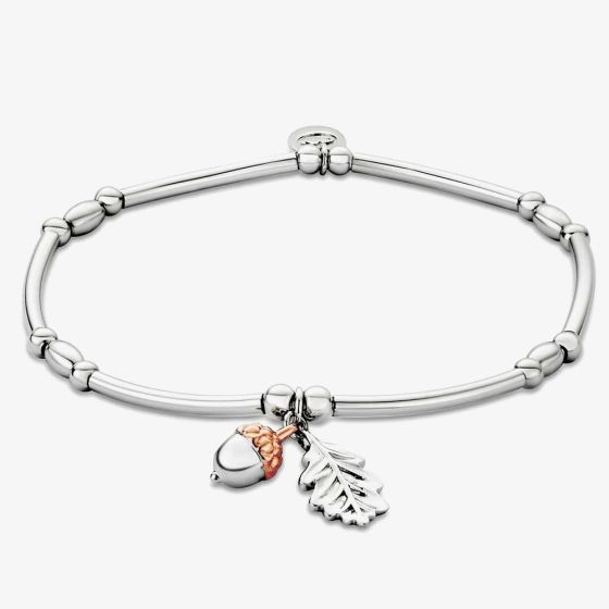 Clogau Royal Oak Leaf Affinity Bead Bracelet 3SROY911