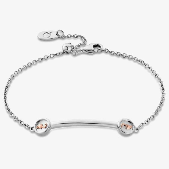 Clogau Tree Of Life Insignia Silver Curve Bracelet 3STOL0226
