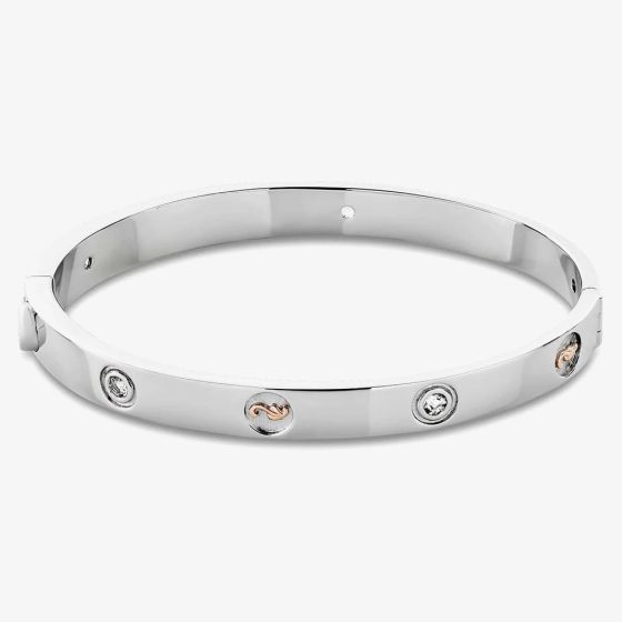 Clogau Sterling Silver Insignia Topaz Bangle 3SINS842