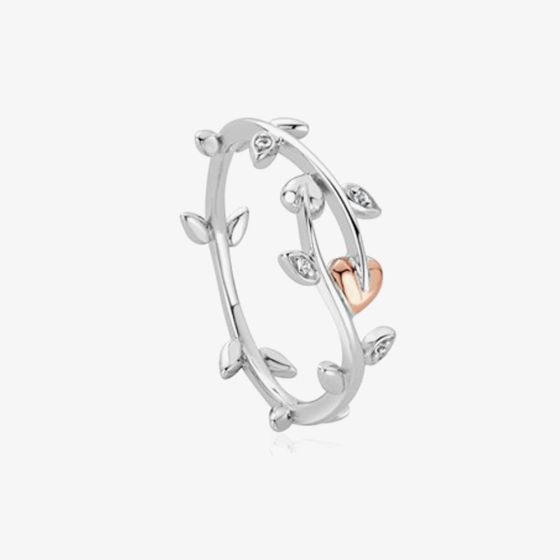 Clogau Vine of Life White Topaz Ring 3STOL0236