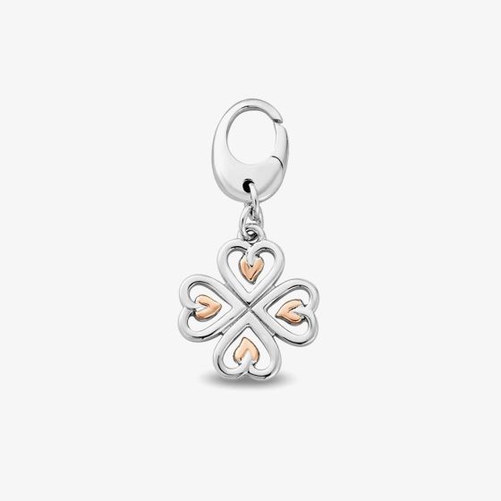 Clogau Tree Of Life Insignia Two Tone Heart Charm 3STLH0780