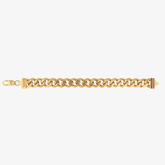 Tommy Hilfiger Stainless Steel Gold Chain Link Bracelet 2790088