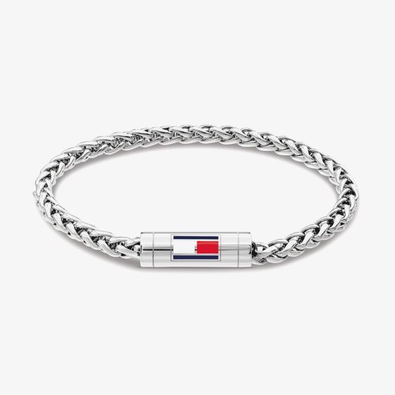 Tommy Hilfiger Stainless Steel Plaited Chain Bracelet 2790743