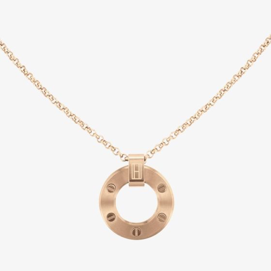 Tommy Hilfiger Hardware Rose Gold-Tone Necklace 2780644