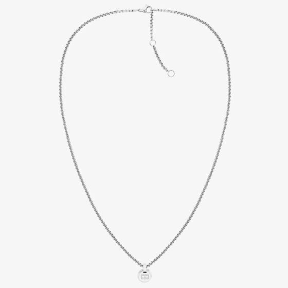 Tommy Hilfiger Stainless Steel Disc Pendant Necklace 2780849