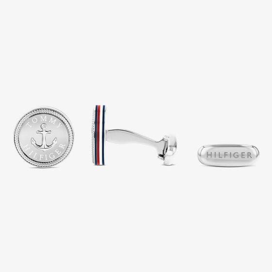Tommy Hilfiger Nautical Stainless Steel Cufflinks 2790701