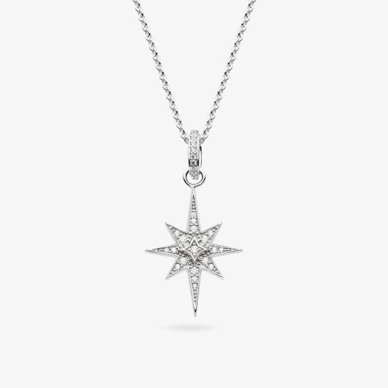 Kit Heath Silver Celeste North Star Necklace 90456CZ