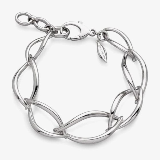 Kit Heath Sterling Silver Entwine Twine Twist Link Bracelet 70228RP