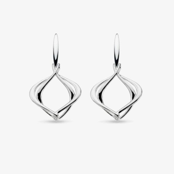 Kit Heath Sterling Silver Alicia Grande Entwine Drop Earrings 60019RP