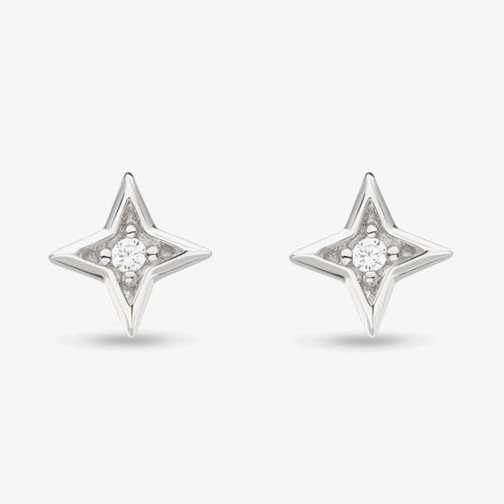 Kit Heath Celeste Astoria Starburst Cubic Zirconia Mini Star Stud Earrings 30410CZ