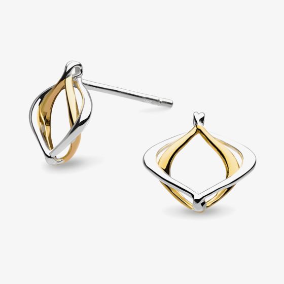 Kit Heath Alicia Golden Petite Stud Earrings 40019GRP