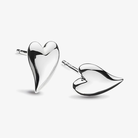 Kit Heath Desire Kiss Mini Heart Stud Earrings 40BK