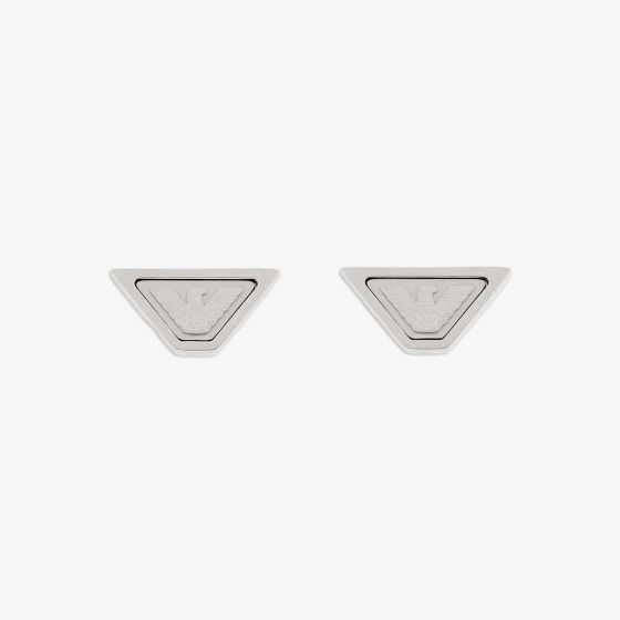 Emporio Armani Stainless Steel Eagle Logo Stud Earrings EGS3130040