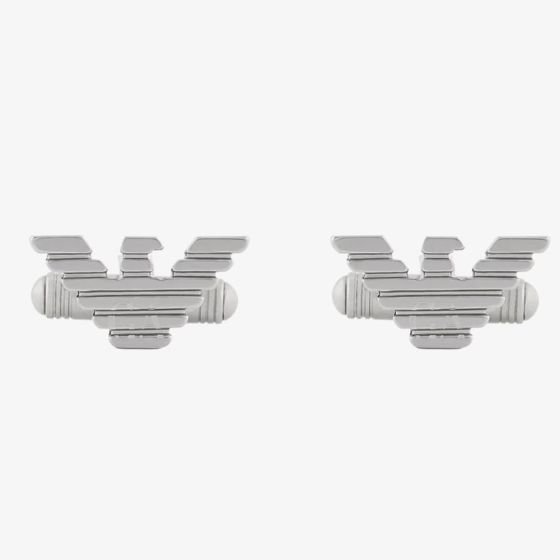 Emporio Armani Stainless Steel Logo Cufflinks EGS3164040