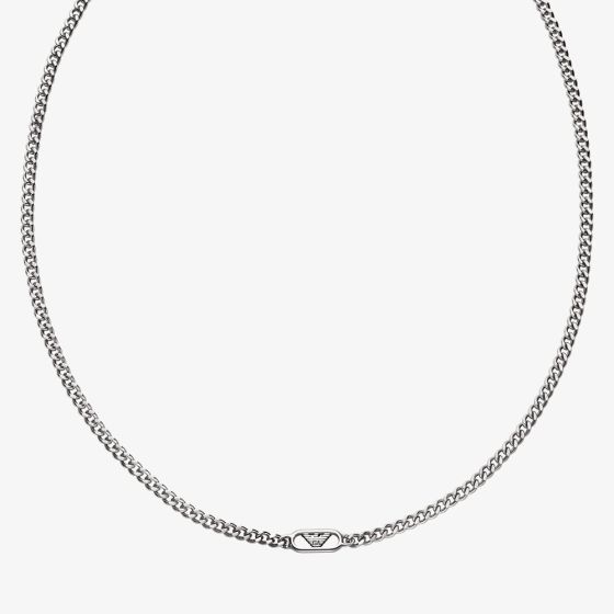 Emporio Armani Mens Stainless Steel Chain Necklace EGS3246040