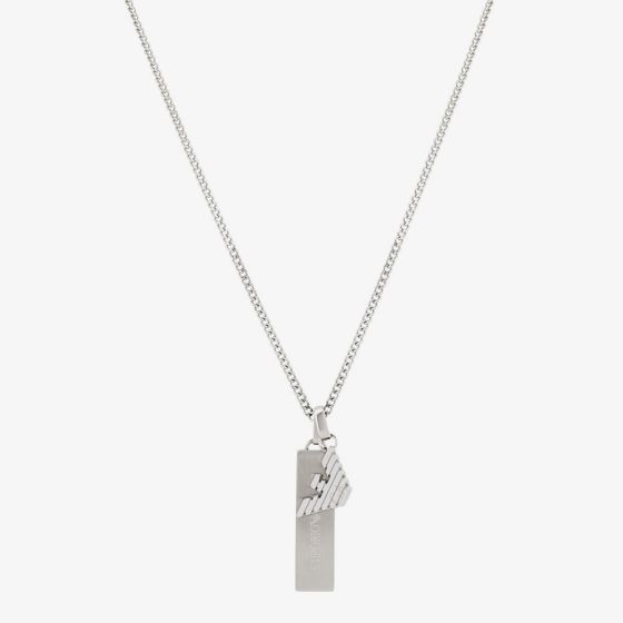 Emporio Armani Stainless Steel Dog Tag Necklace EGS3306040