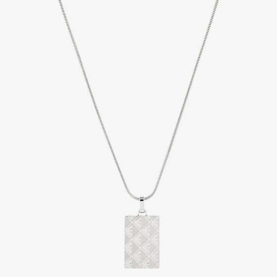 Emporio Armani Stainless Steel Logo Dog Tag Pendant EGS3362040