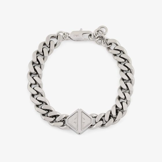 Emporio Armani Stainless Steel Eagle Logo Chain Bracelet EGS3132040