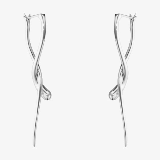 Georg Jensen Mercy Sterling Silver Dropper Earrings 10015150