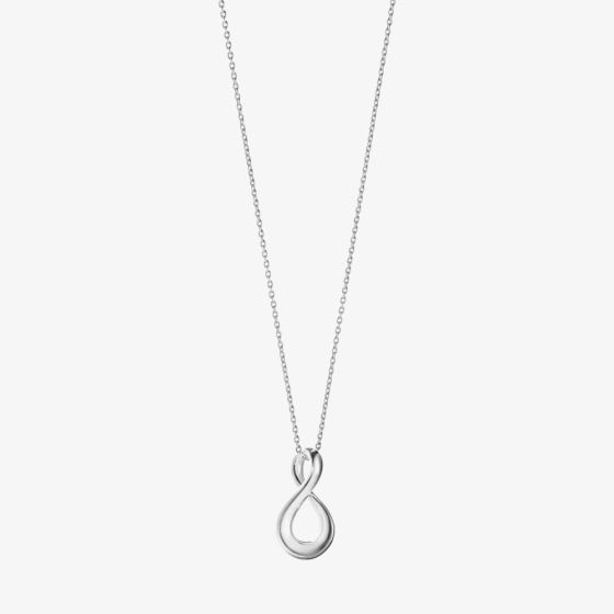 Georg Jensen Silver Infinity Pendant Necklace 10013929