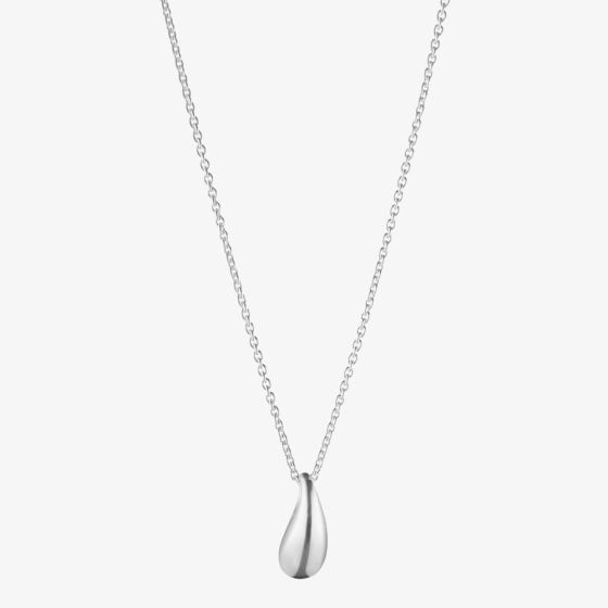 Georg Jensen Silver Reflect Small Pendant Necklace 20001299