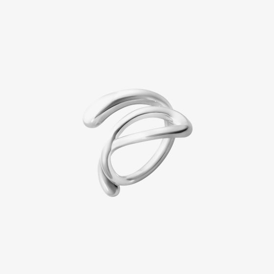 Georg Jensen Mercy Sterling Silver Swirl Ring 200010750056 (56)