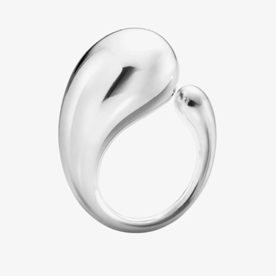 Georg Jensen Mercy Sterling Silver Swirl Ring 200010750053