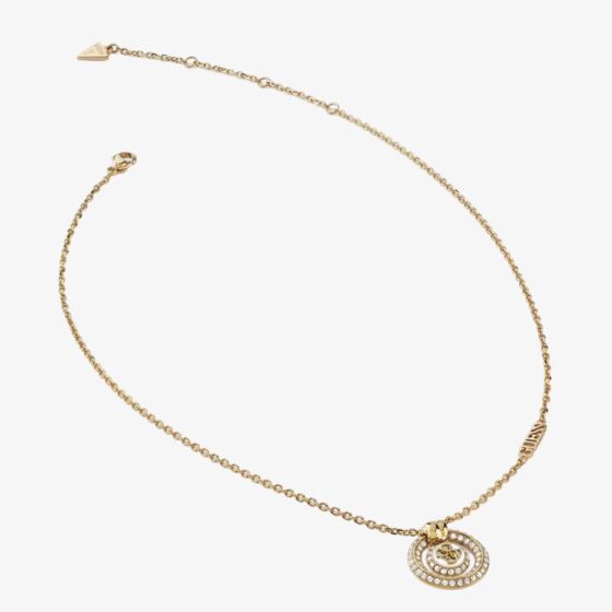 Guess Knot You 4G Gold Plated Necklace JUBN04052JW YGWH