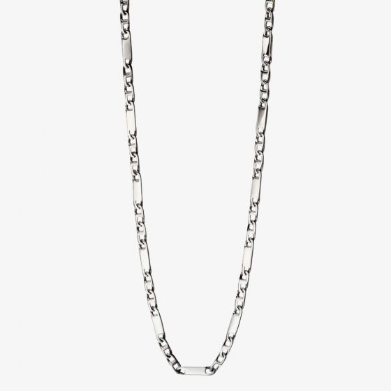Fred Bennett Stainless Steel Bar Chain Necklace N4281