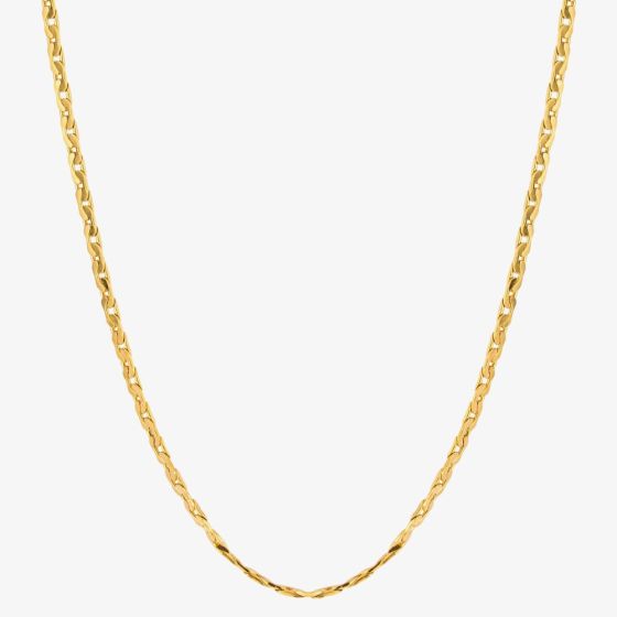 Fred Bennett Everyday Unity Gold Plated Anchor Chain Necklace N4565