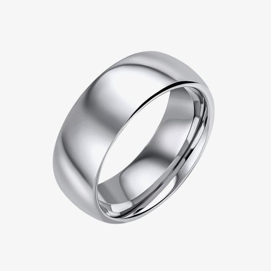 Fred Bennett Tungsten Plain Polished Ring R3889