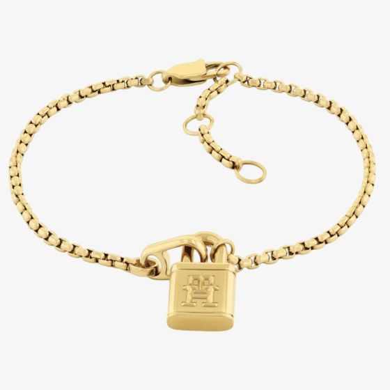 Tommy Hilfiger Ladies American Icon Gold Bracelet 2780943