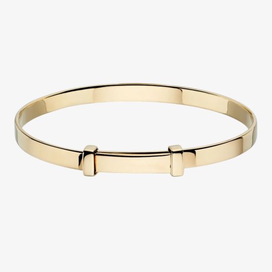 Little Star Flores Gold Plated Baby Bangle LSB0034