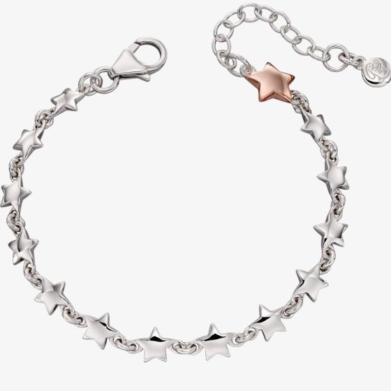 Little Star Ariana Girls Silver Multi Star Bracelet LSB0208