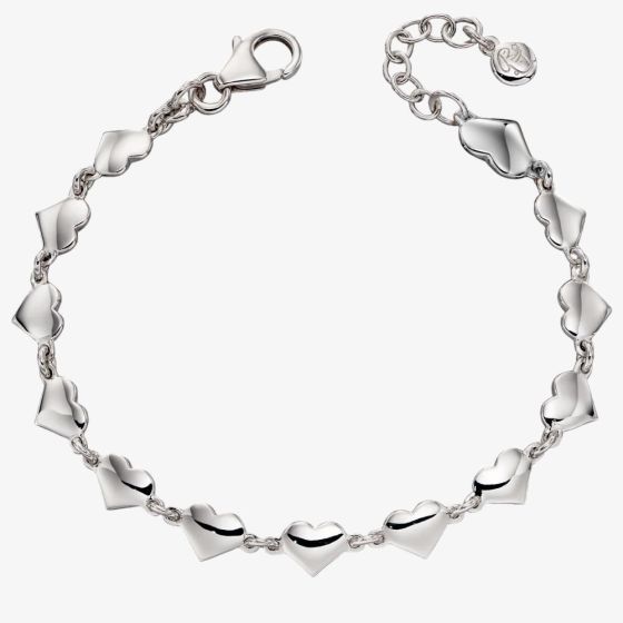 Little Star Eos Childrens Silver Multi Heart Bracelet LSB0209