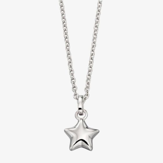Little Star Girls Eva Silver Star Pendant Necklace LSN0021