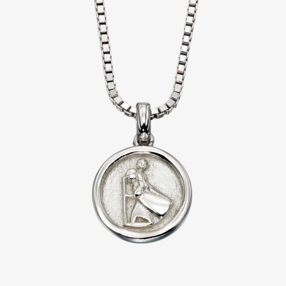 Little Star Boys Miller Silver St Christopher Necklace LSN0042